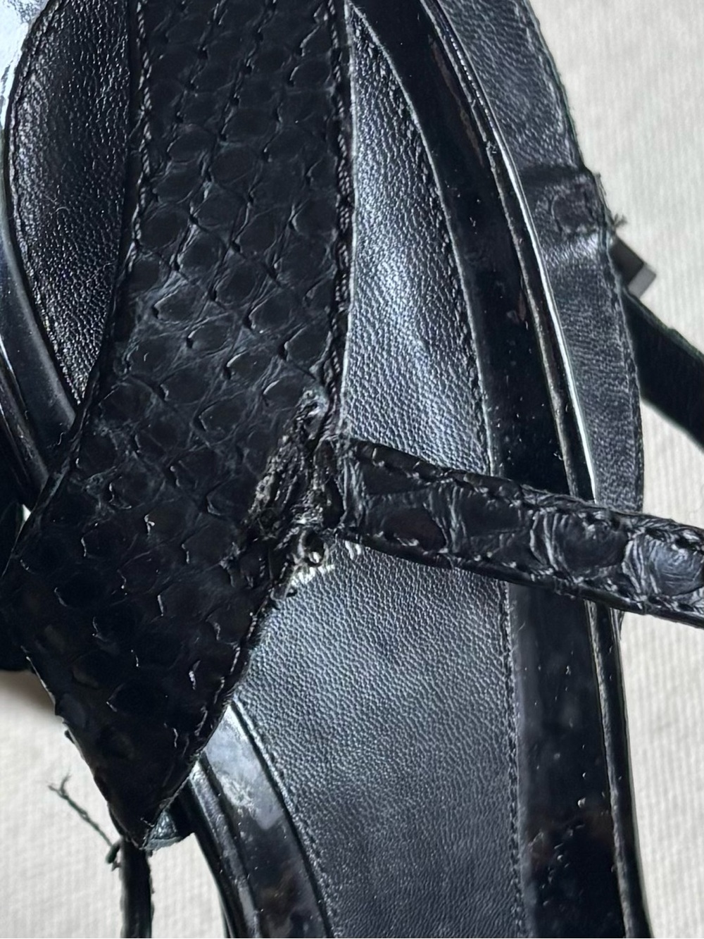FENDI Python Bubble Platform Heels with Custom Gem Embellishments -40 - Picture 10 of 10